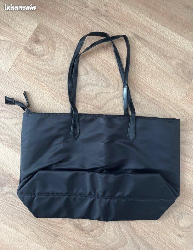 Sac Fourre-Tout Victoria's Secret - Rayé Rose - Tissu Toile/Coton - Neuf Avec étiquettes - Plage, Sport