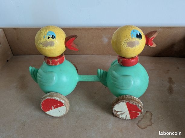 Ancien jouet en bois années 60 vintage - Jeux & Jouets