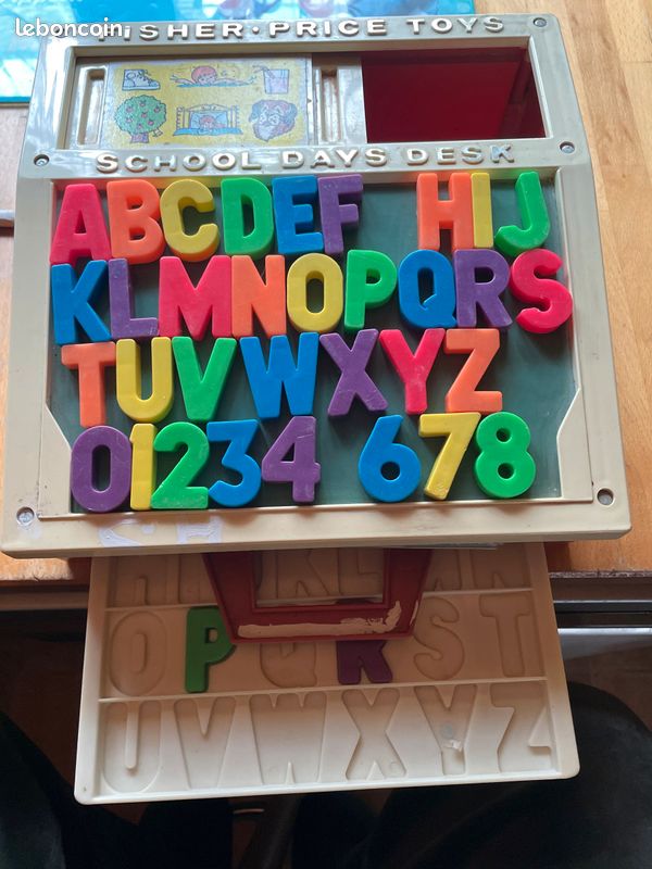 Jeu vintage Fisher price tableau alphabet collector (image 4)