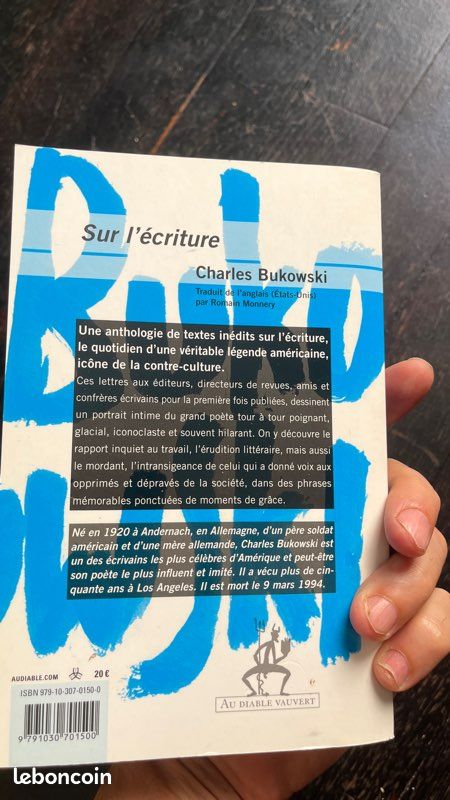 Bukowski- sur l’écriture (image 2)