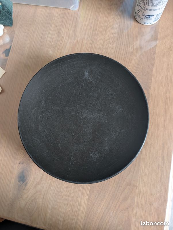 Lot 6 assiettes plates Ikea noir (image 4)