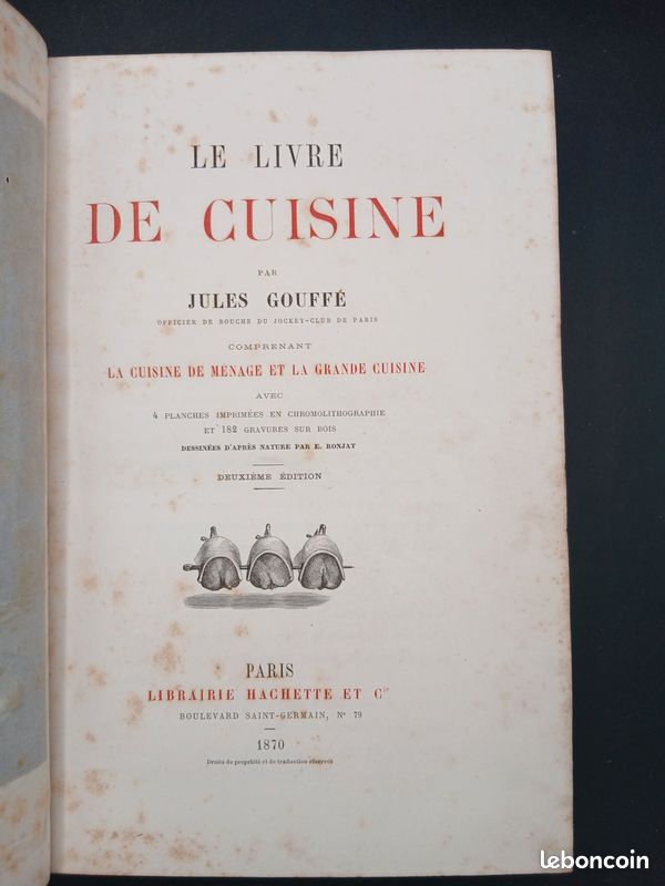 Gouffé - Le Livre de Cuisine - 1870 (image 3)
