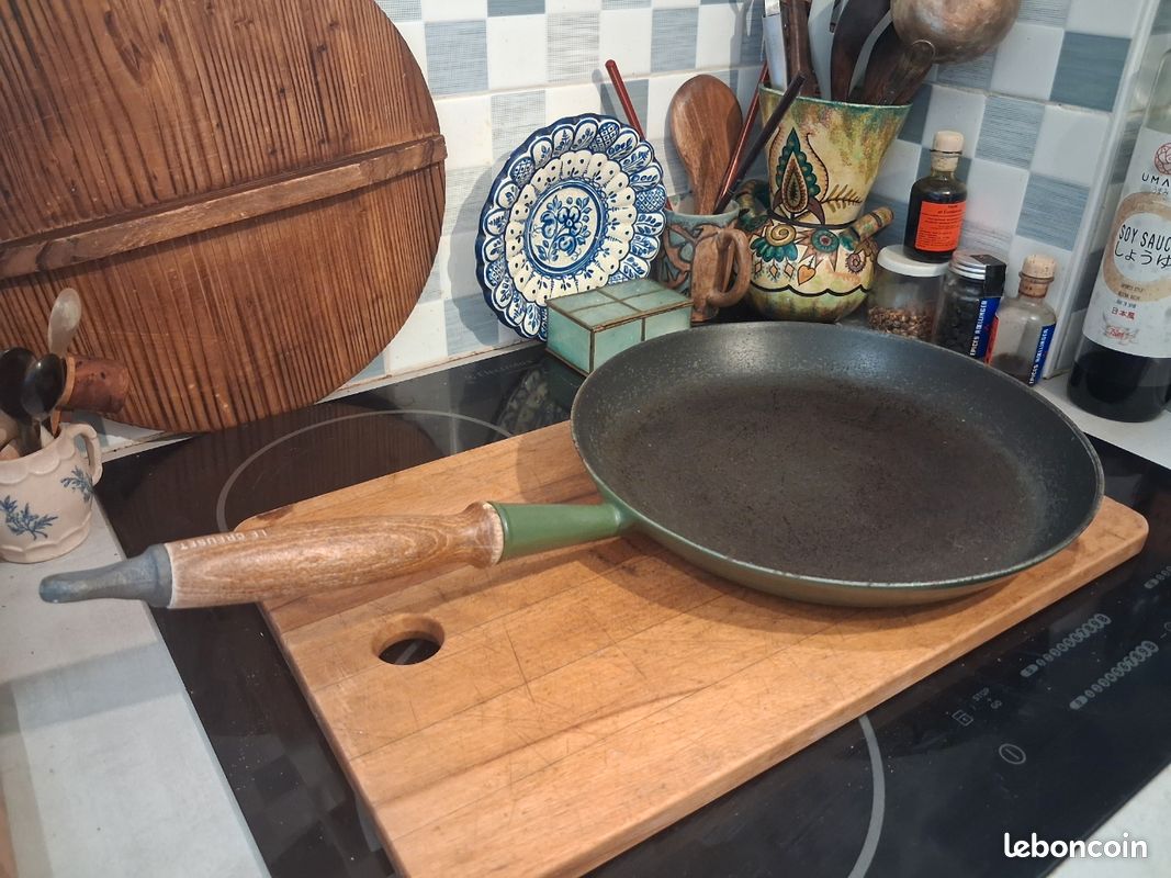 Poêle en Fonte Le Creuset 💚 29 cm (image 1)