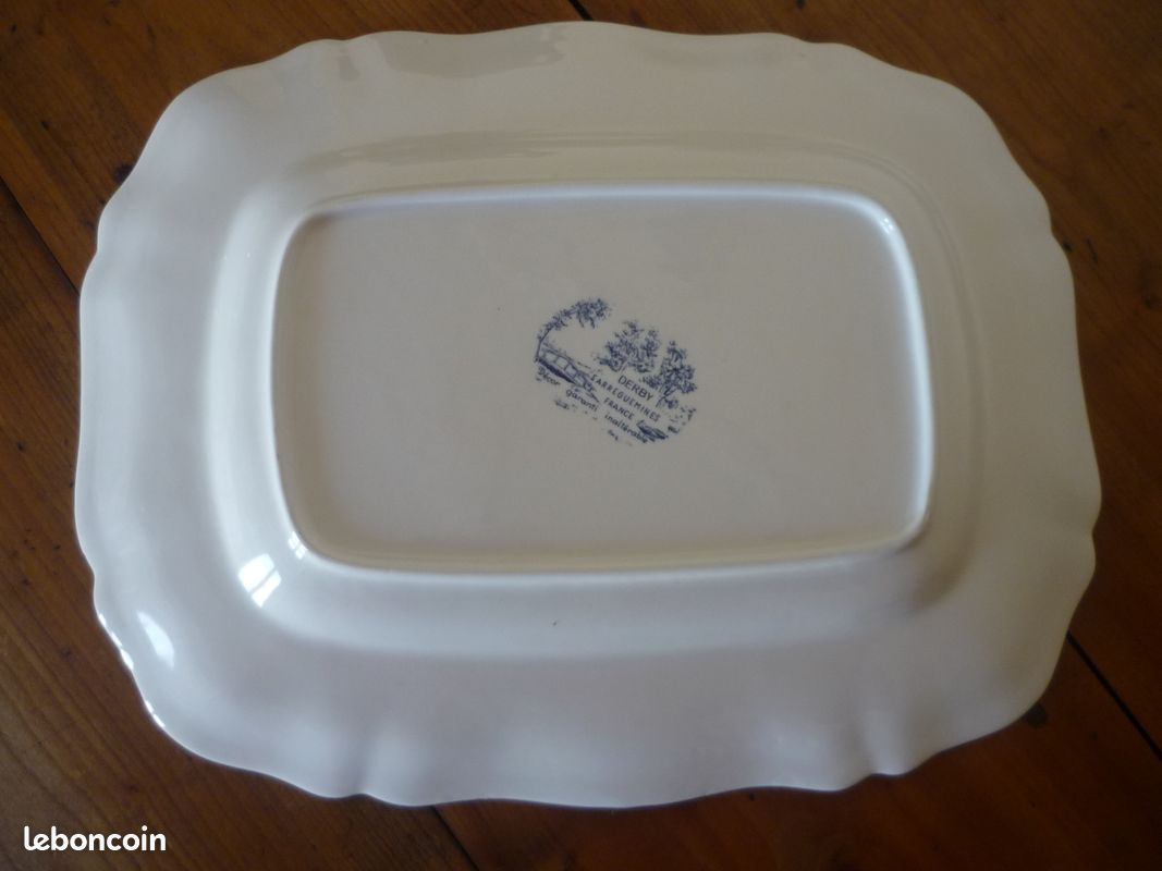 Plat faïence Sarreguemines modèle Derby (image 7)