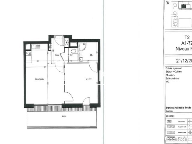 Appartement 2 pièces 40 m² · à Toulouse · 40 m² · 631 €