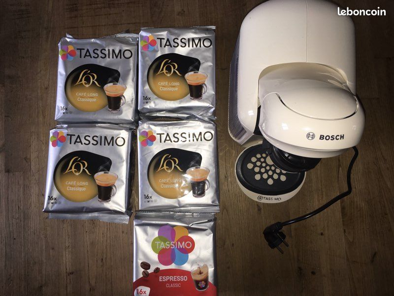 Cafetière Tassimo couleur crème (image 1)