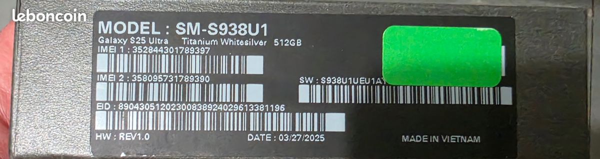 SAMSUNG Galaxy S25 Ultra - 512 Go - Argent Titane (image 7)