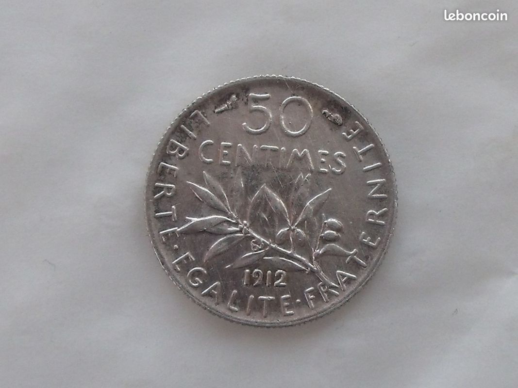 Pièce de 50 centimes la semeuse argent - Collection