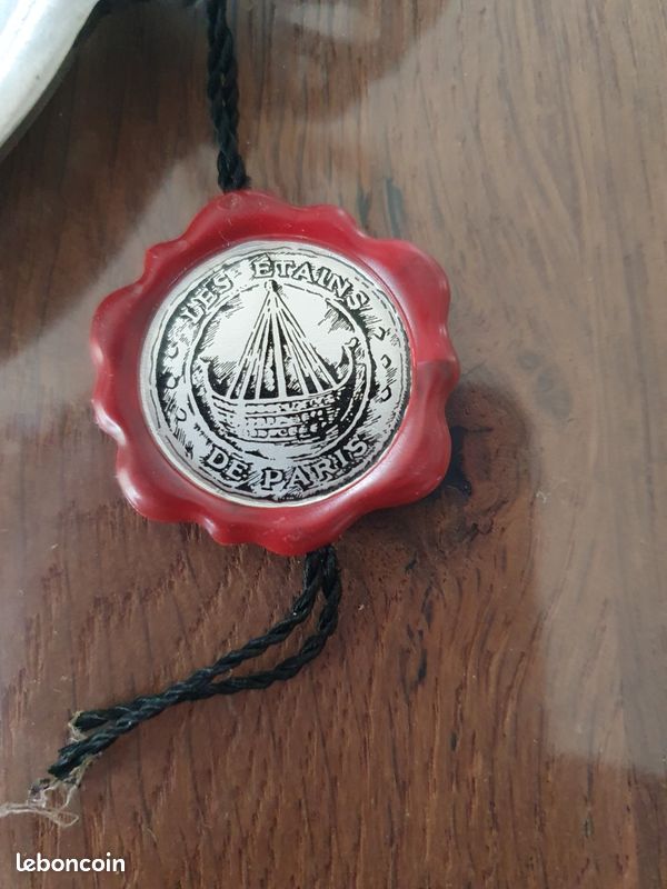 Petite coupelle TasteVin en étain Dumanoir vintage diamètre 7.5 cm