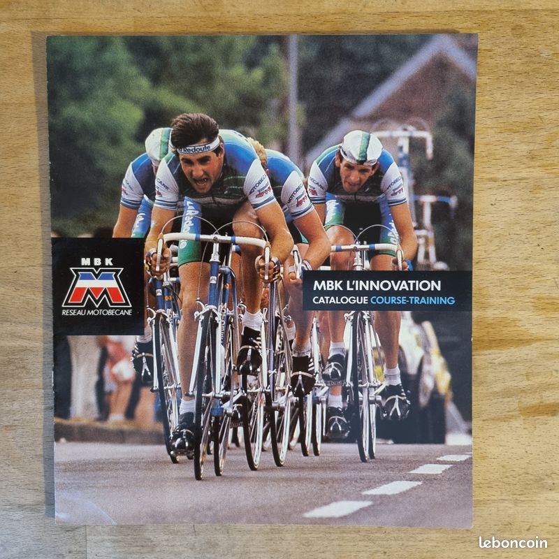 catalogue publicitaire original MOTOCONFORT COURSE tour de France CYCLO