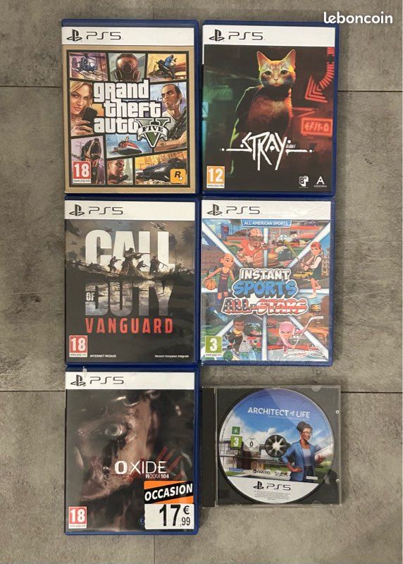 PS5 Standard + 2 manettes + station de recharge + 11 jeux PS4/5 (image 5)
