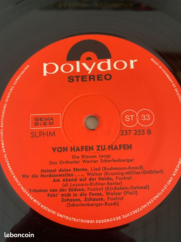 Die Blauen Jungs - Von Hafen zu Hafen 33T / LP (image 12)