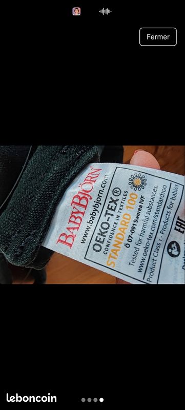 Porte bébé babybjorn Équipement bébé