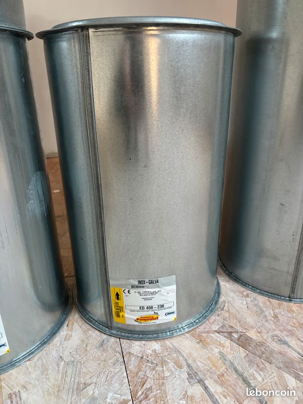 Ensemble conduit Poujoulat inox-galva 230 (image 4)