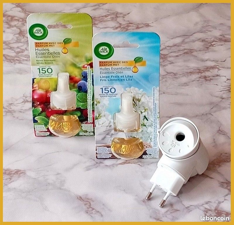 Air Wick Assainisseur D'air à Brancher Freshmatic, Recharges D'huile Parfumée, Passion Vanille, 2 Recharges - 2x20.0 Ml