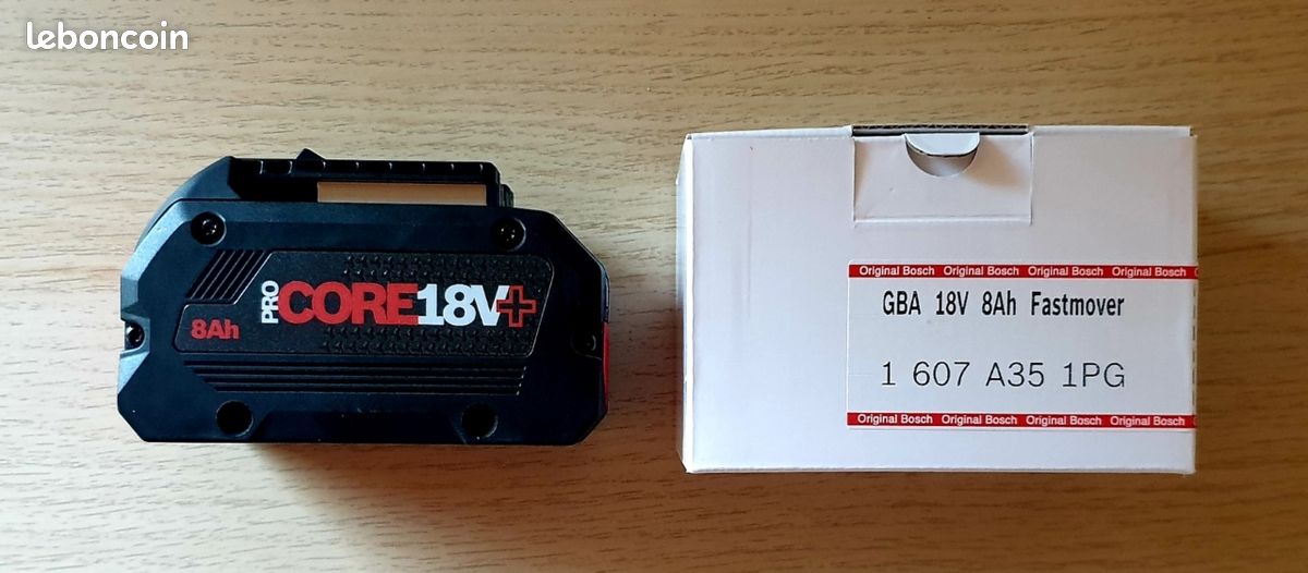 Batterie bosch 18v procore + 8ah neuve (image 1)