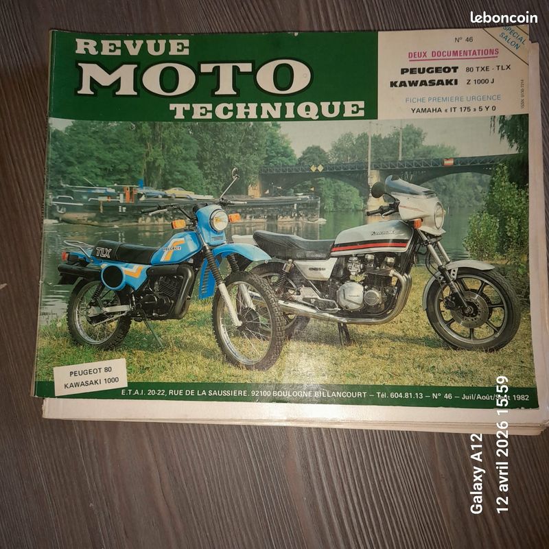 Rtm 46 peugeot 80tx tl kawasaki z1000j (image 1)