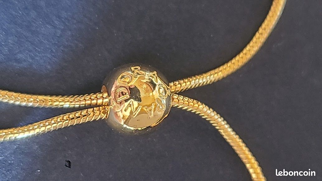 Bracelet Pandora doré (image 5)