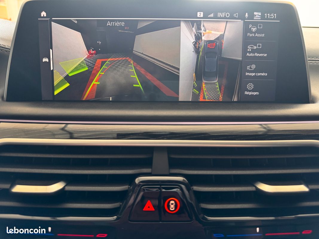BMW SERIE 7 3.0 740 D 320 M-SPORT XDRIVE /SUIVI FULL BMW/PACK INNOVATION/PREMIERE CLASSE/ASSIST PLUS/ASSIST PRo (image 14)