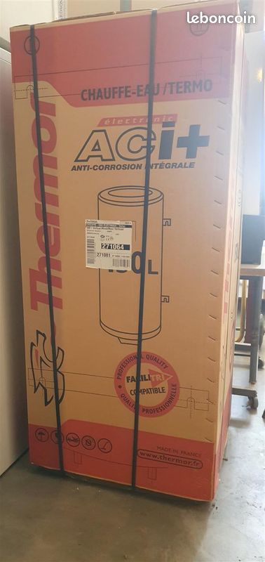 Chauffe-eau Thermor 150L neuf – vertical mural – encore emballé (image 3)