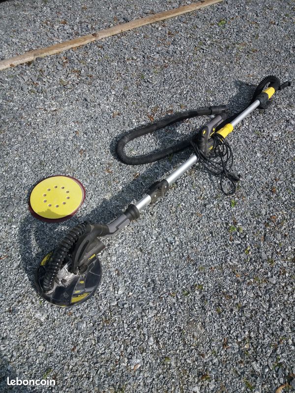 Ponceuse Girafe 1450W 230V – Scheppach, Télescopique, Pour Plâtre Et Murs