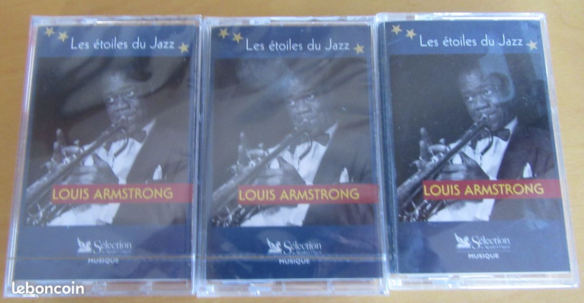 Lot de 3 cassettes audio Louis Armstrong (image 1)