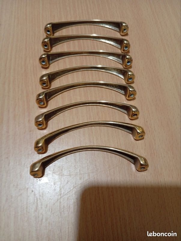 Poignée en laiton pour commode, tiroir, armoire... (image 2)
