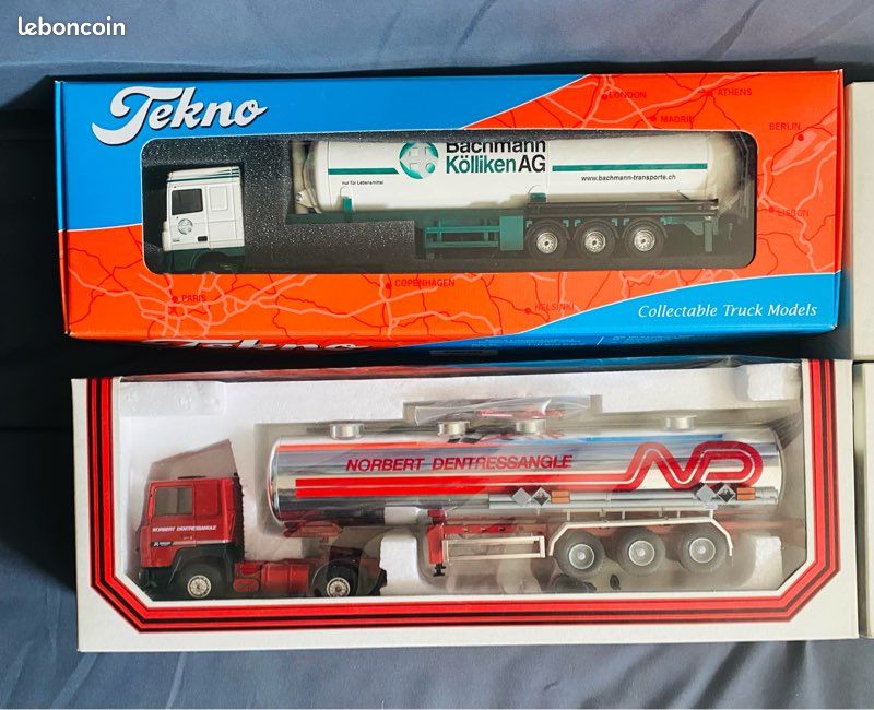 Miniature Camion Citerne Jadanette échelle 1/87 – Rouge Avec Boîte D'origine