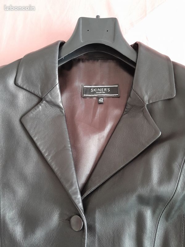 Veste en cuir femme 42 (image 3)
