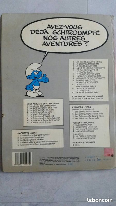 LA SCHTROUMPFETTE de PEYO (image 1)