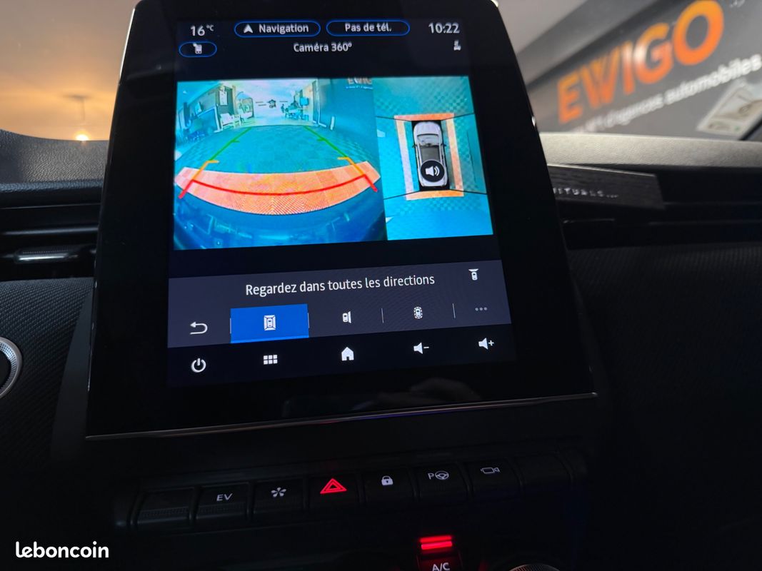 RENAULT CLIO 1.6 E-TECH 145 FULL-HYBRID ESPRIT ALPINE BVA + BOSE + CAMÉRa 360° (image 20)