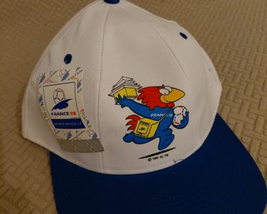 Casquette Vintage Football Coupe du Monde 🧢 France 98 - Brasil : Achat occasion | Chapeaux et casquettes (homme) France 98 Jaune Bon état