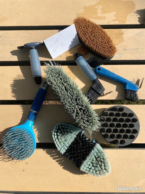 Lot de brosses équitation (image 1)