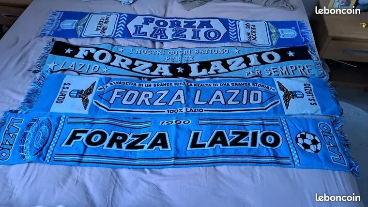 Écharpe De Football Antique de La SS Lazio Forza Lazio Très