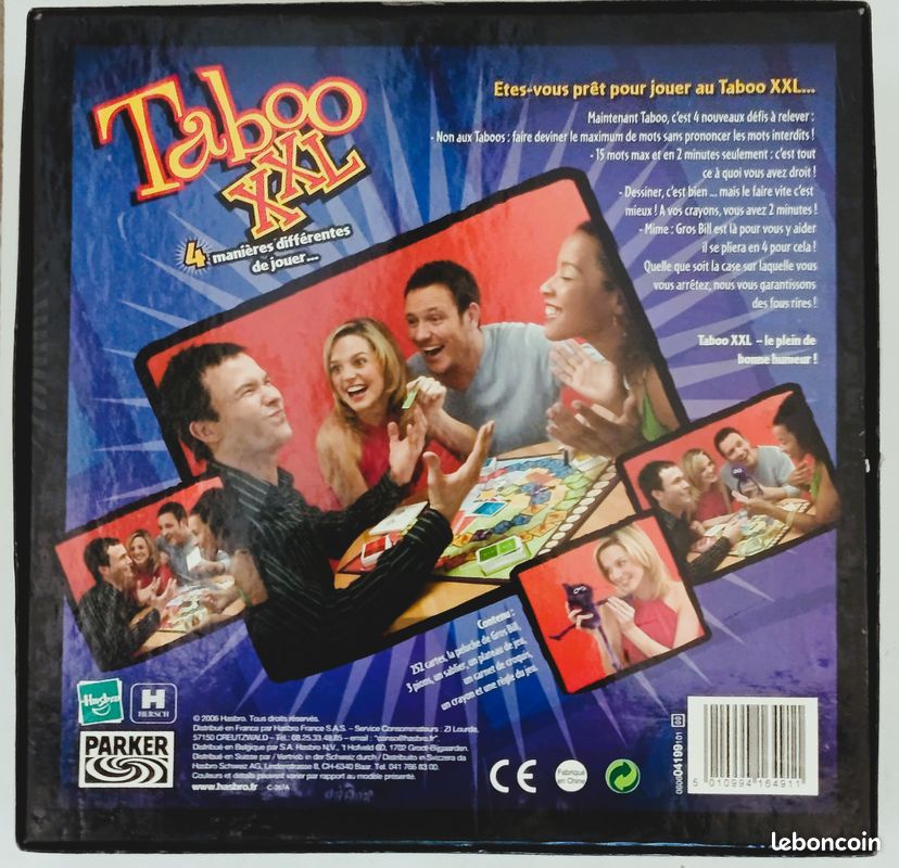 Jeu de plateau Taboo XXL version française en très bon état (image 6)