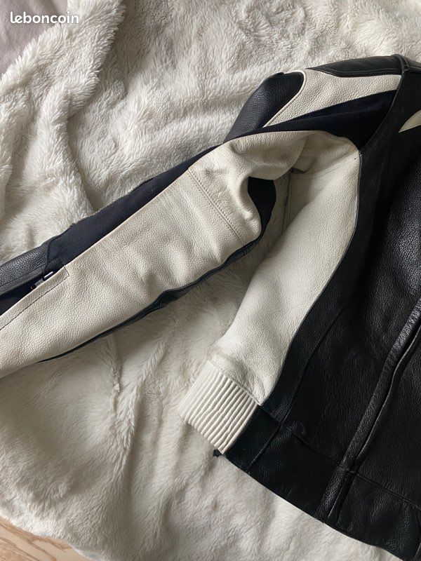 Veste de Moto femme en cuir - Taille XS/S (image 8)