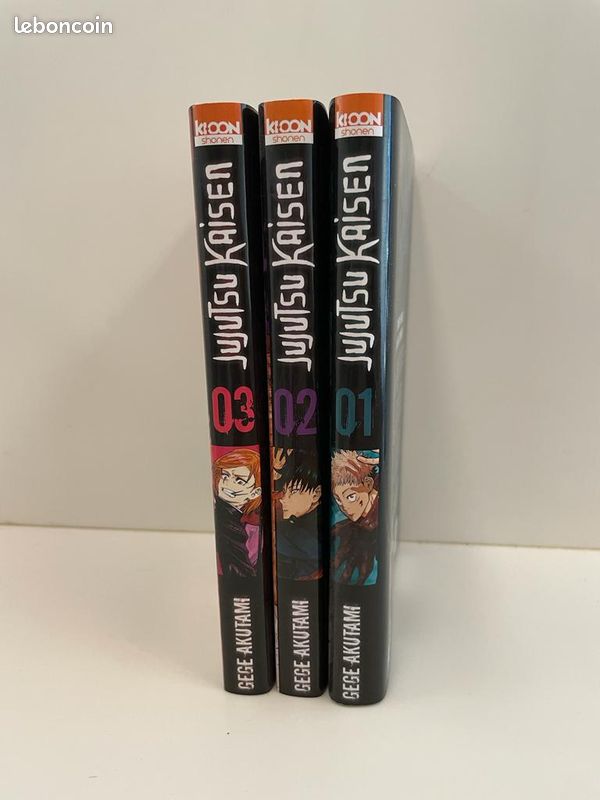 NEUF : Lot Jujutsu Kaisen Tomes 1, 2 et 3 (image 2)