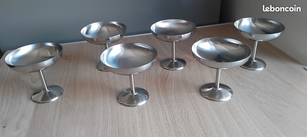 6 cuillères mazagran glace Guy degrenne - Arts de la table