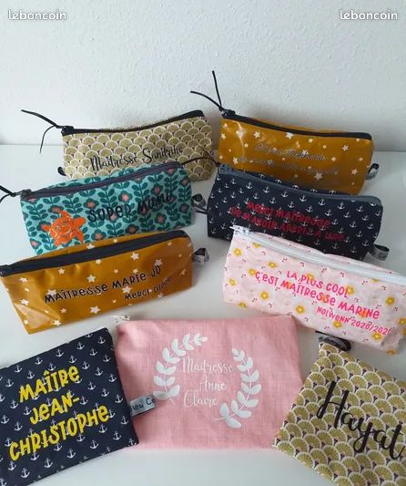 Trousse personnalisée idéale cadeau maitresse maitre atsem nounou... (image 2)