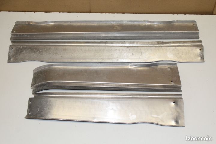 Toles, seuils de porte bas de caisse alu RENAULT 8 (image 2)