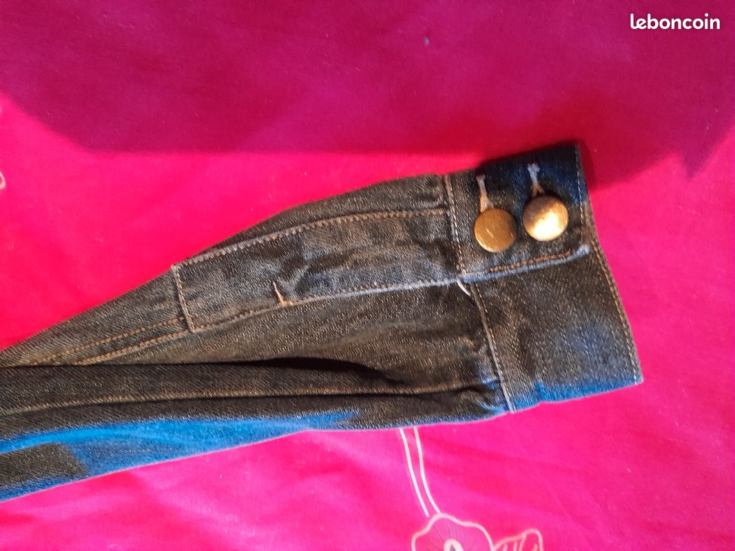 Veste en jean en 138cm (image 4)