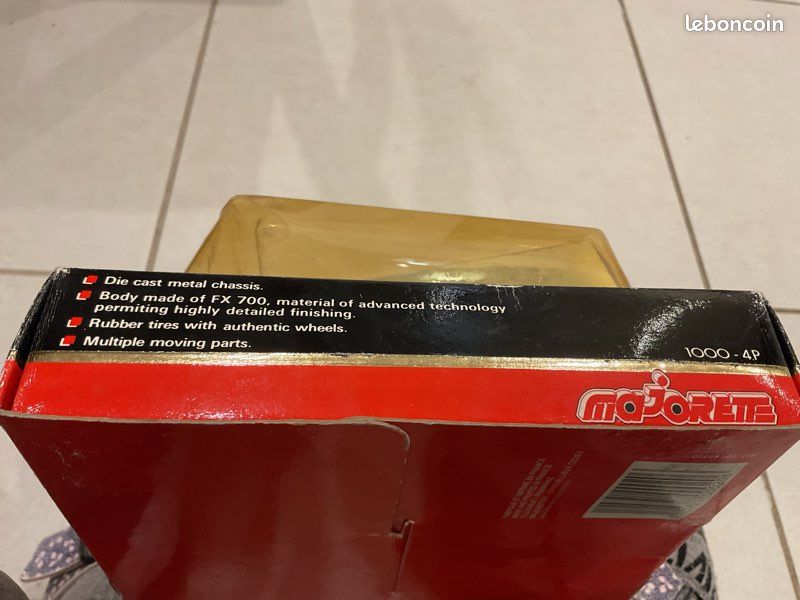 Lot De 4 Voitures Majorette Vintage - Échelle 1/60 - Occasion (bon état Avec Usures)