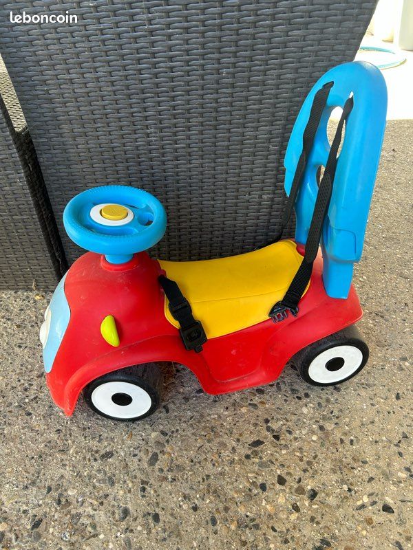 Smoby Porteur Maestro Balade rouge Evolutif en Jeux Jouets