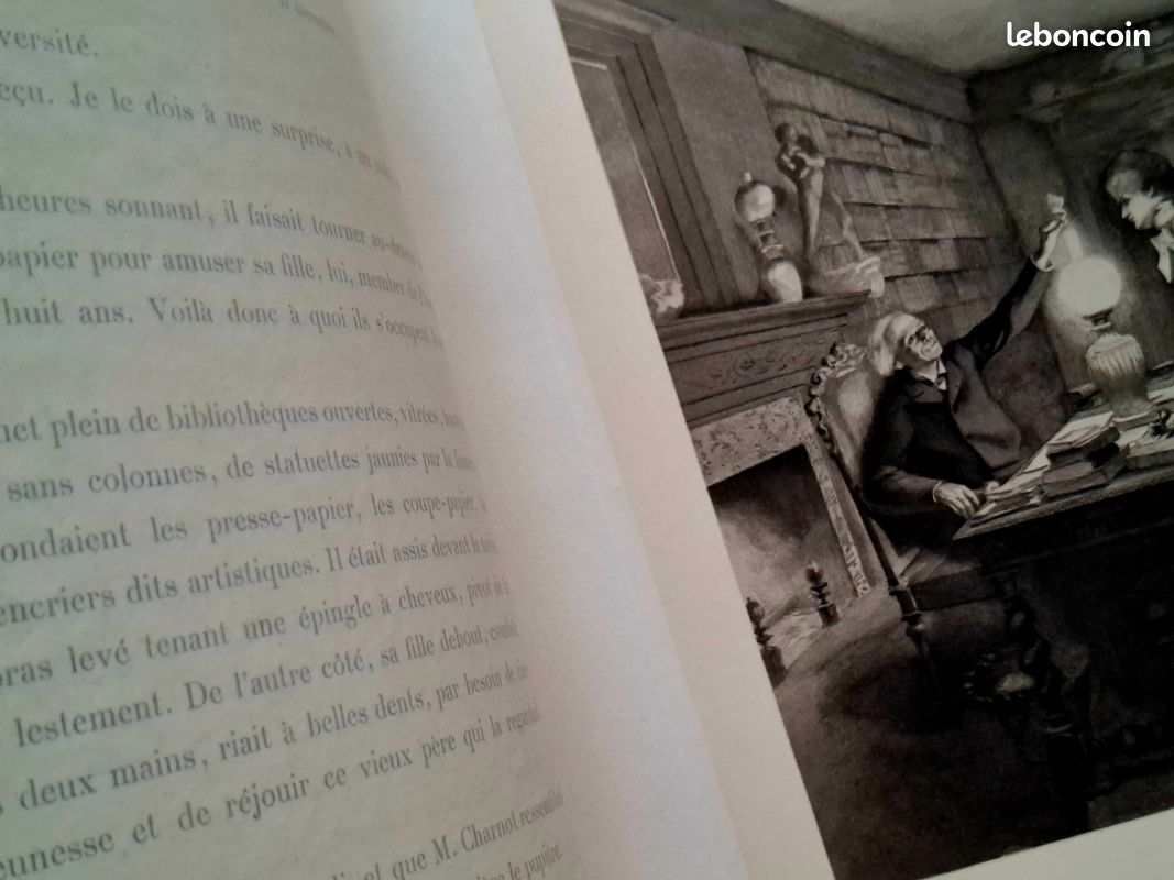 Une tâche d'encre, René Bazin - roman de 1888 - ouvrage couronné par l'Académie ; compositions d'André Brouillet ; Alfred Mame Et Fils, Éditeurs, Tours M DCCCC. Lvr collpseu (image 12)