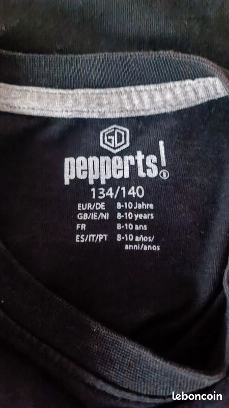 Tee shirt Taille 8-10 ans Marque Pepperts (image 5)