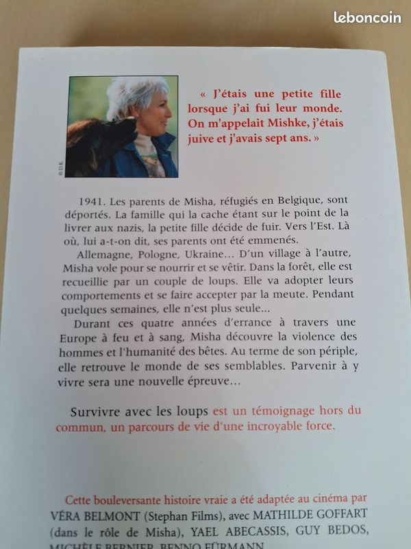 Livre survivre avec les loups (image 3)