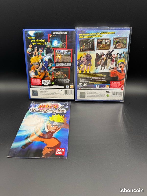 Jeu PS2 Naruto: Uzumaki Chronicles 2 - Version PAL FR Complète (Boîte, Notice) - Très Bon État