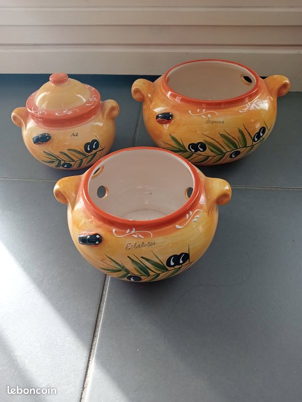 PORCELLANA Conserva Boîte à Ail En Porcelaine Avec Couvercle