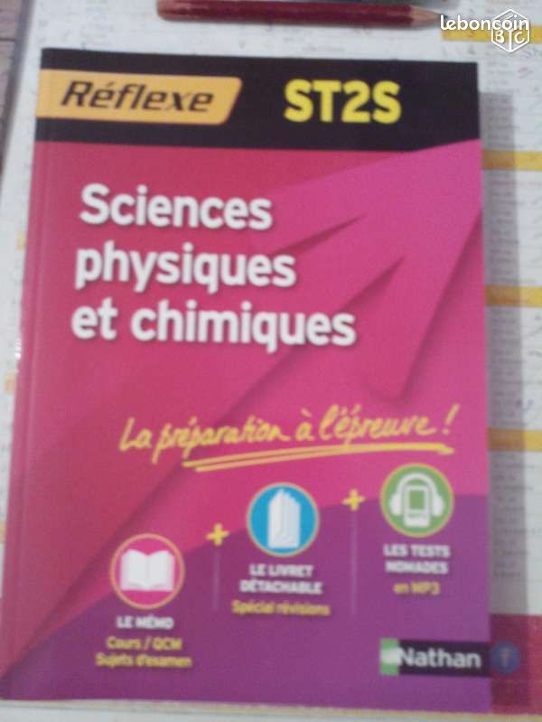 Livre sciences physiques et chimiques BAC ST2S (image 1)