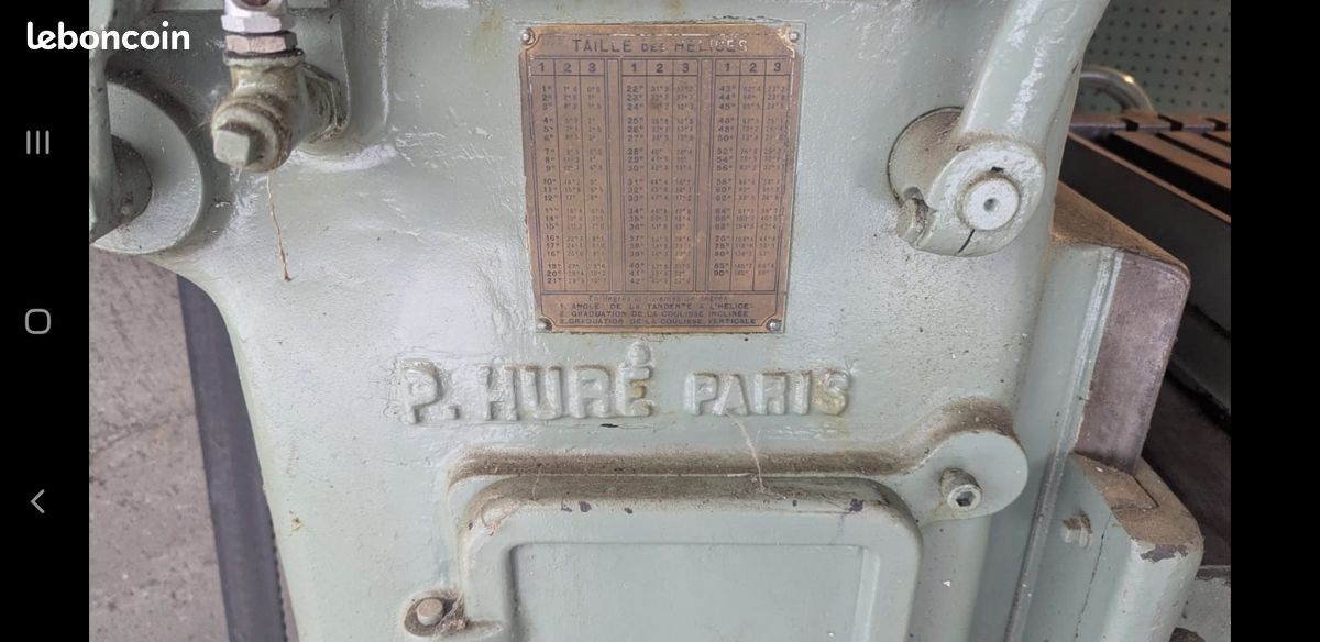 Fraiseuse (HURE) (image 3)